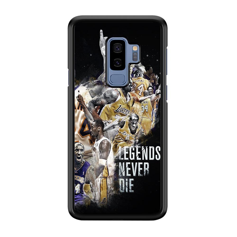 Kobe Bryant Legends Never Die Samsung Galaxy S9 Plus Case-Rubber / Black (2D Case)-Xtracase