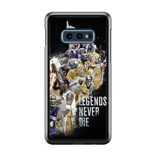 Kobe Bryant Legends Never Die Samsung Galaxy S10E Case-Rubber / Black (2D Case)-Xtracase