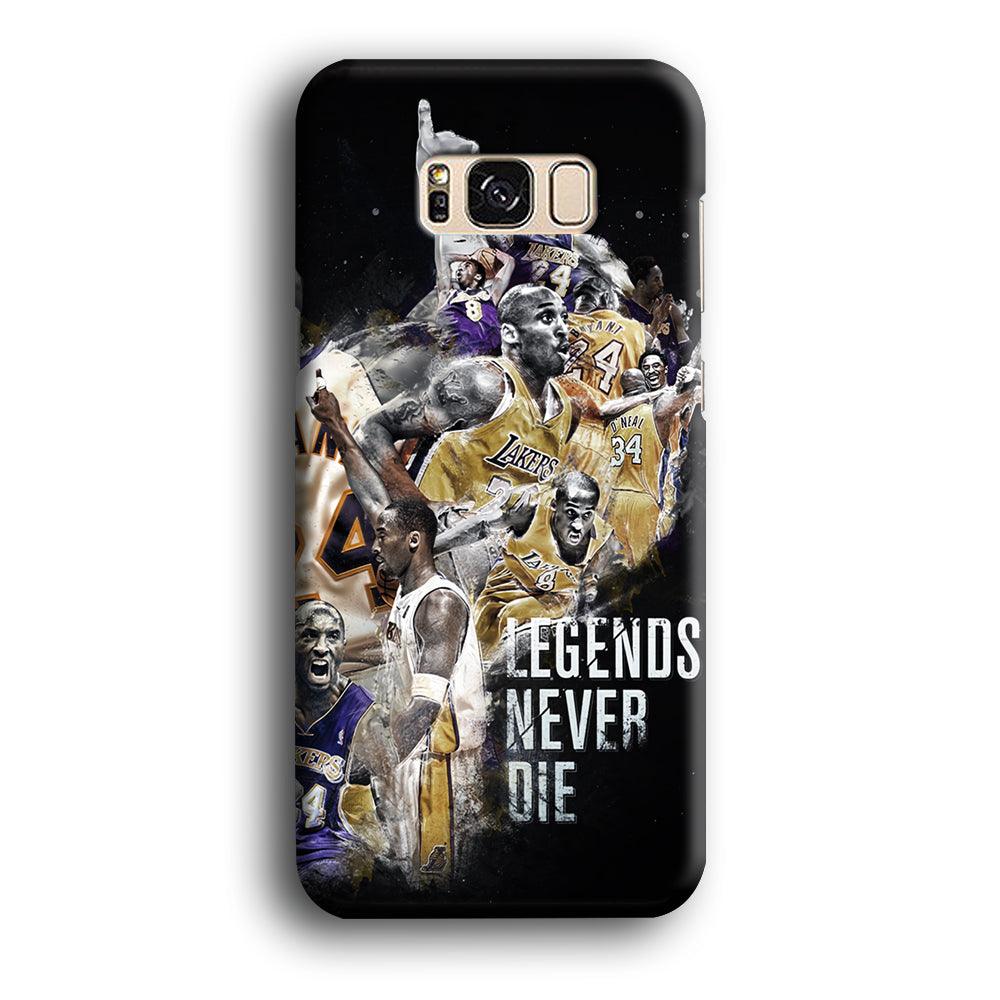 Kobe Bryant Legends Never Die Samsung Galaxy S8 Case-Plastic / Full Wrap (3D Case)-Xtracase