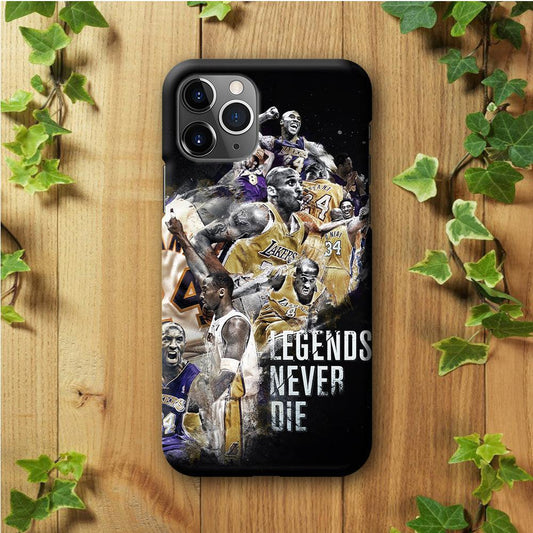 Kobe Bryant Legends Never Die iPhone 11 Pro Max Case-Plastic / Full Wrap (3D Case)-Xtracase