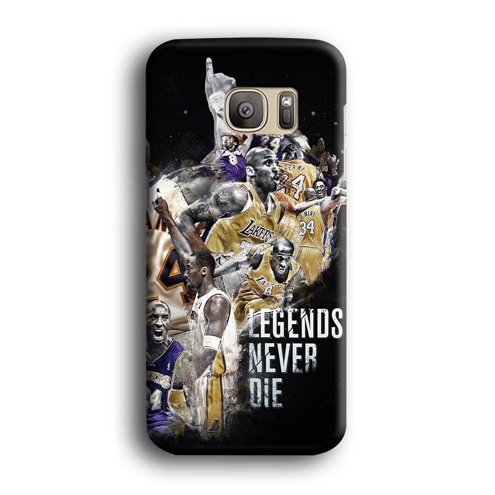 Kobe Bryant Legends Never Die Samsung Galaxy S7 Edge Case-Plastic / Full Wrap (3D Case)-Xtracase