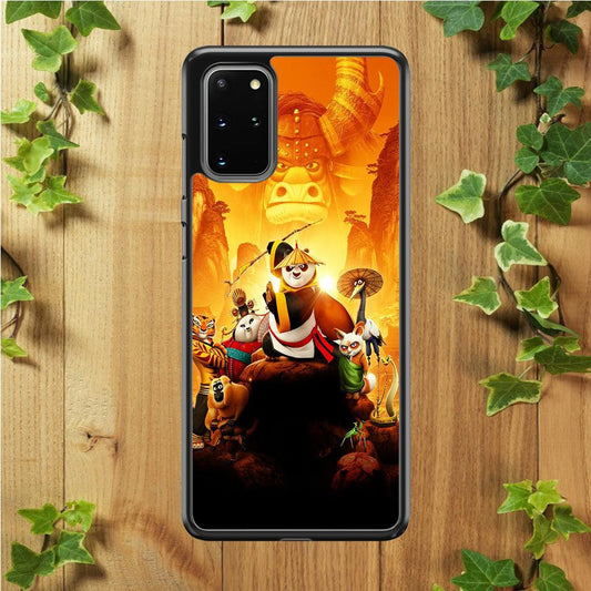 Kung Fu Panda 001 Samsung Galaxy S20 Plus Case-Rubber / White (2D Case)-Xtracase