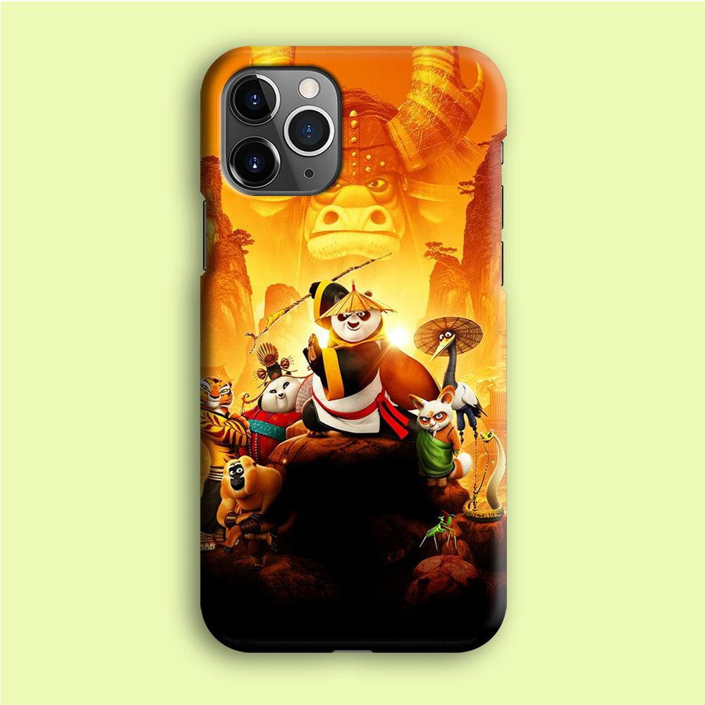 Kung Fu Panda 001 iPhone 12 Pro Case-Plastic / Full Wrap (3D Case)-Xtracase