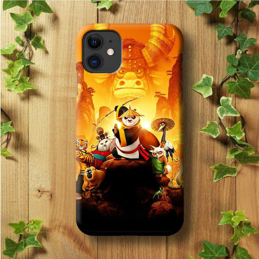 Kung Fu Panda 001 iPhone 11 Case-Plastic / Full Wrap (3D Case)-Xtracase