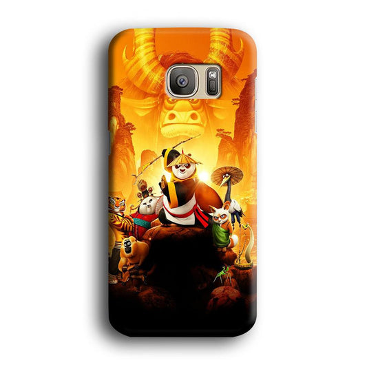 Kung Fu Panda 001 Samsung Galaxy S7 Edge Case-Plastic / Full Wrap (3D Case)-Xtracase