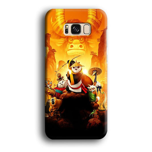 Kung Fu Panda 001 Samsung Galaxy S8 Case-Plastic / Full Wrap (3D Case)-Xtracase