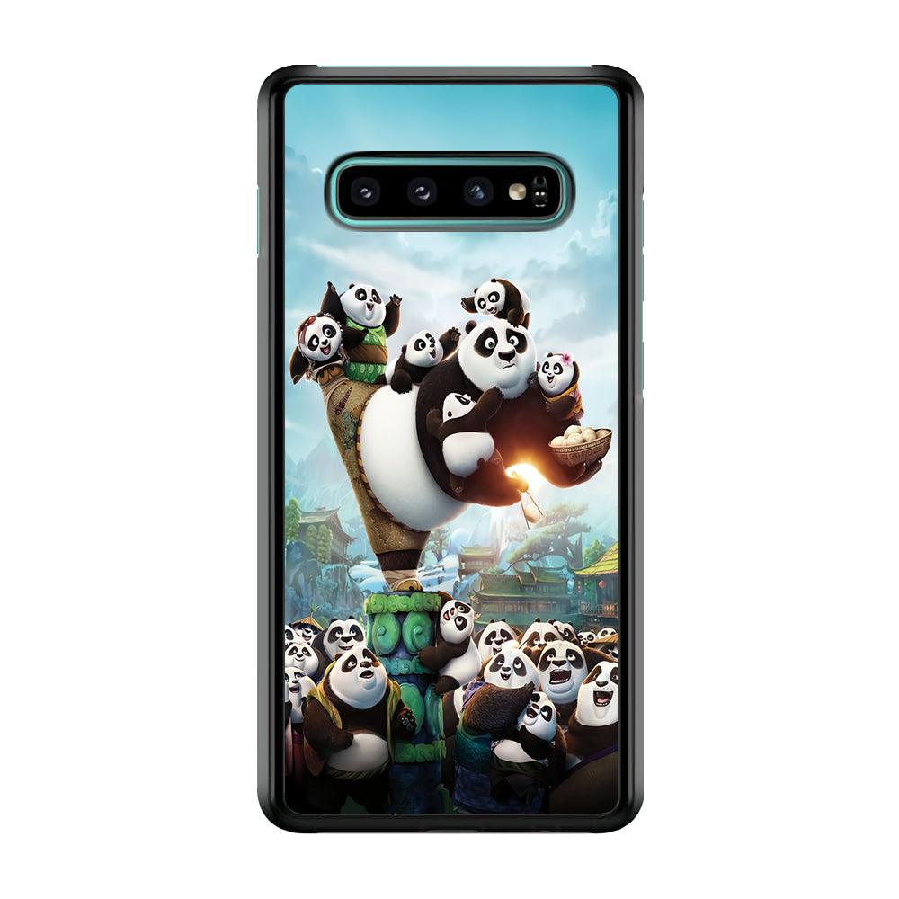 Kung Fu Panda 002 Samsung Galaxy S10 Case-Plastic / Full Wrap (3D Case)-Xtracase