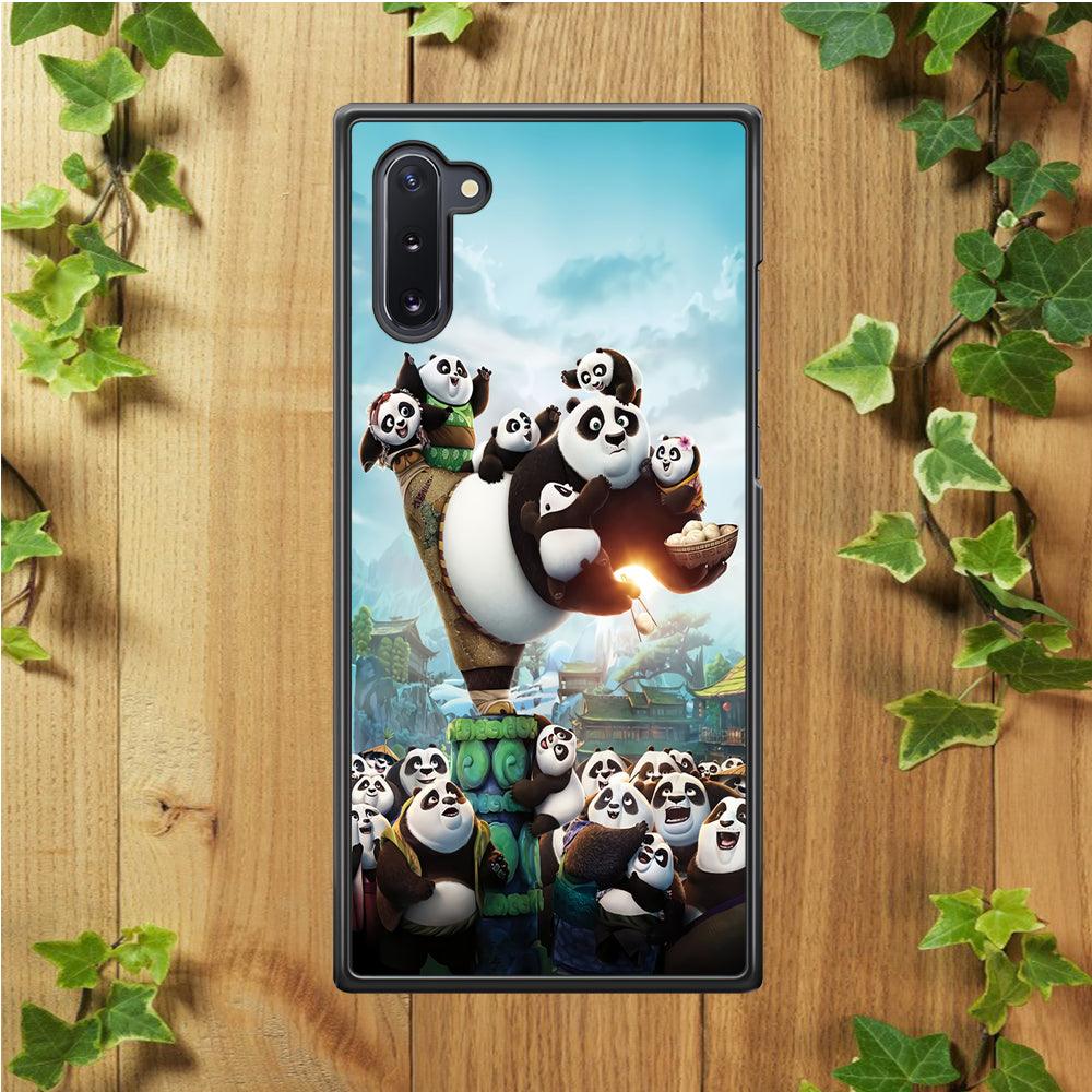 Kung Fu Panda 002 Samsung Galaxy Note 10 Case-Rubber / White (2D Case)-Xtracase