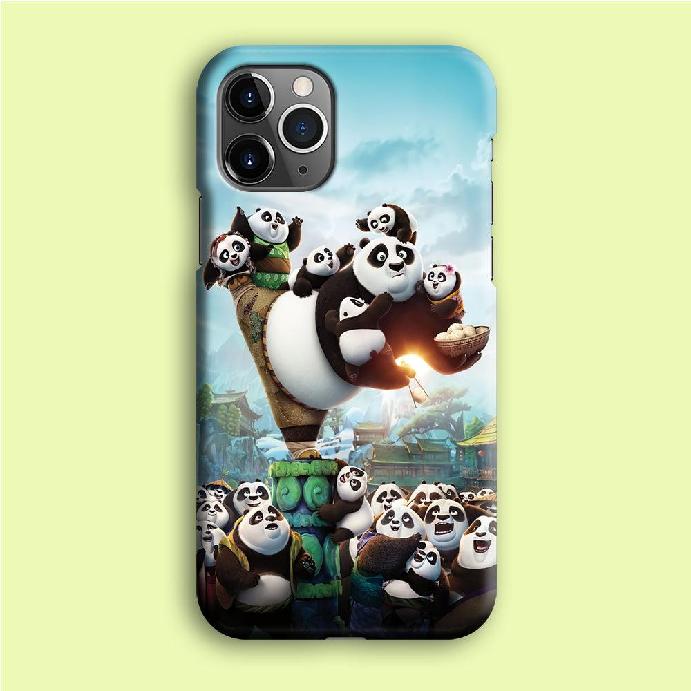 Kung Fu Panda 002 iPhone 12 Pro Case-Plastic / Full Wrap (3D Case)-Xtracase