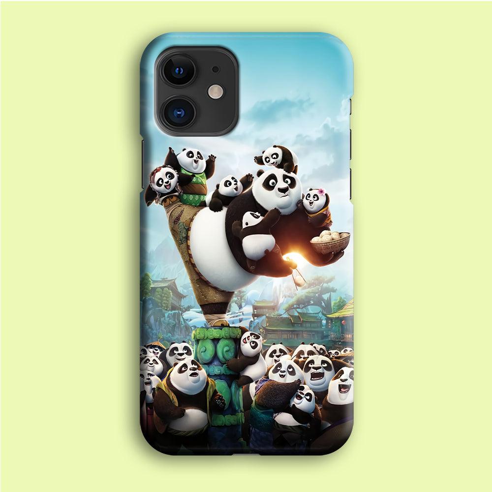 Kung Fu Panda 002 iPhone 12 Case-Plastic / Full Wrap (3D Case)-Xtracase