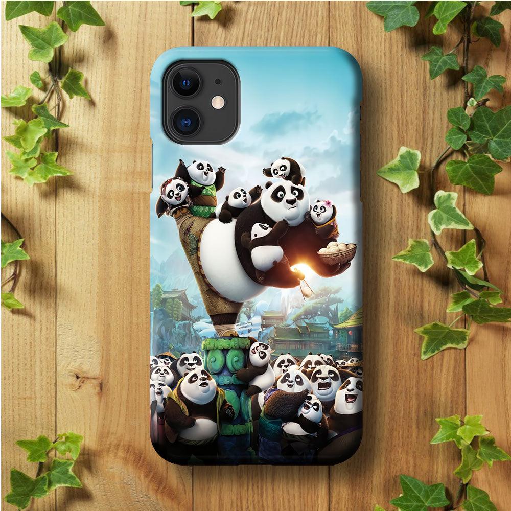Kung Fu Panda 002 iPhone 11 Case-Plastic / Full Wrap (3D Case)-Xtracase