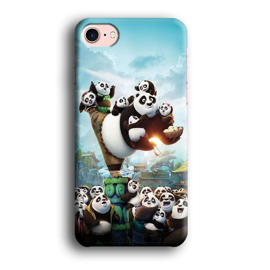 Kung Fu Panda 002 iPhone 8 Case-Plastic / Full Wrap (3D Case)-Xtracase