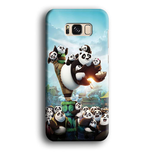 Kung Fu Panda 002 Samsung Galaxy S8 Case-Plastic / Full Wrap (3D Case)-Xtracase