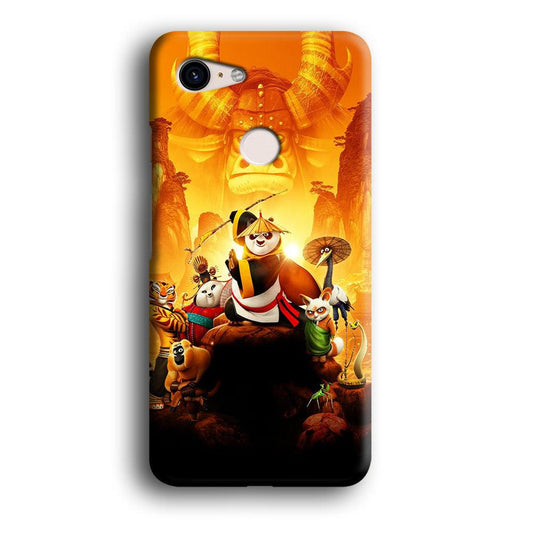 Kung Fu Panda 001 Google Pixel 3 XL 3D Case-Xtracase