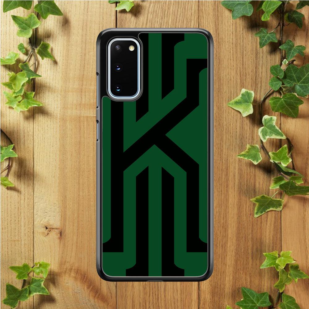 Kyrie Irving Black Green Samsung Galaxy S20 Case-Rubber / White (2D Case)-Xtracase