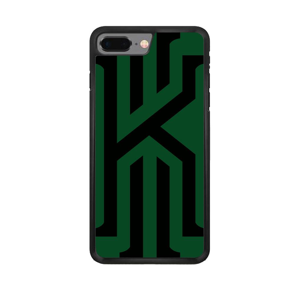Kyrie Irving Black Green iPhone 7 Plus Case-Rubber / Black (2D Case)-Xtracase