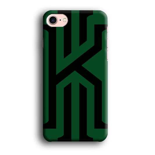 Kyrie Irving Black Green iPhone 8 Case-Plastic / Full Wrap (3D Case)-Xtracase