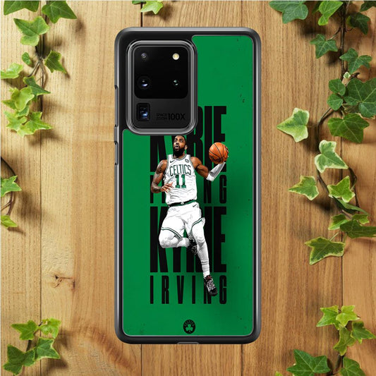 Kyrie Irving Celtics Samsung Galaxy S20 Ultra Case-Plastic / Full Wrap (3D Case)-Xtracase
