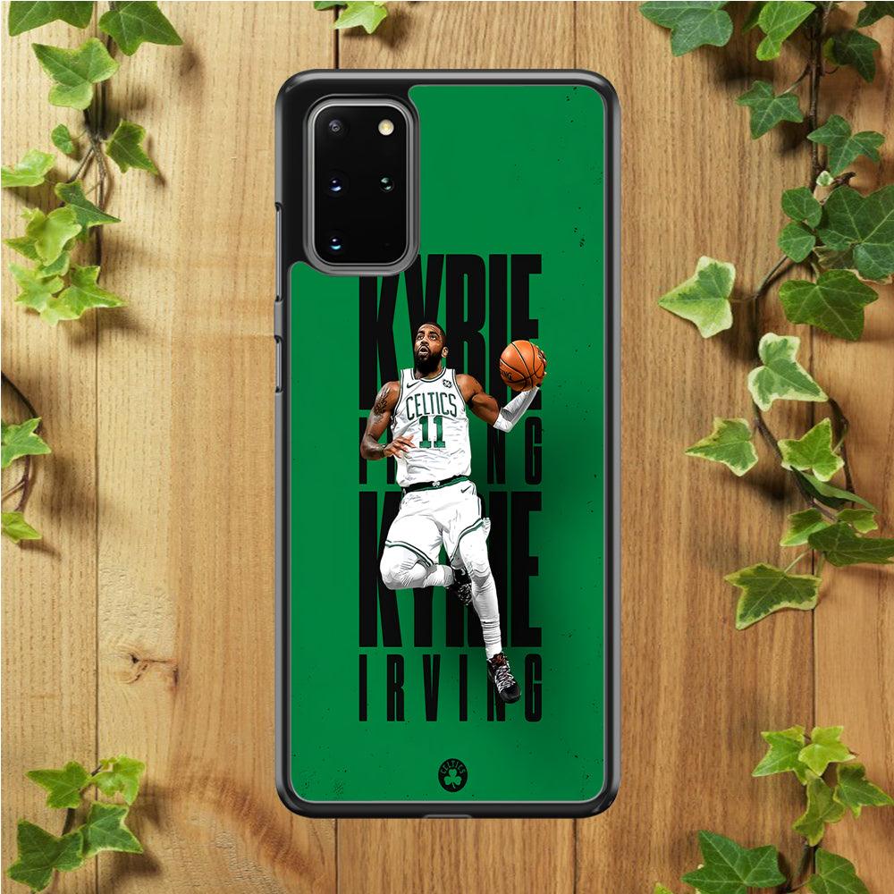 Kyrie Irving Celtics Samsung Galaxy S20 Plus Case-Rubber / Black (2D Case)-Xtracase