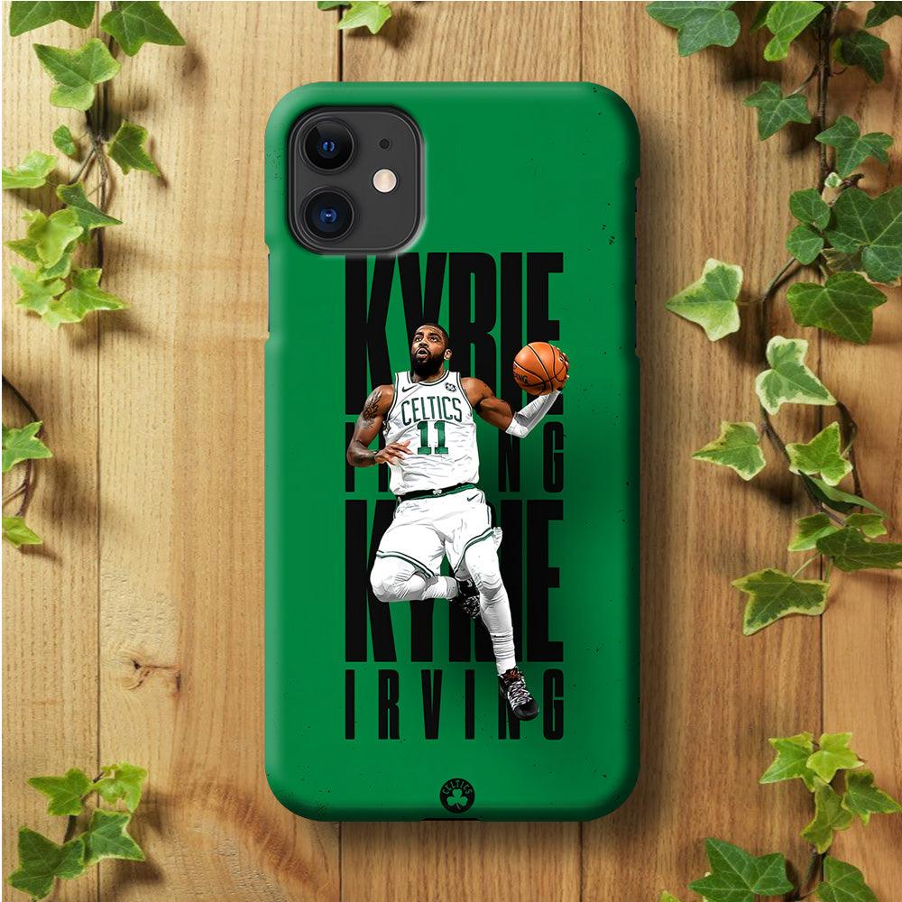 Kyrie Irving Celtics iPhone 11 Case-Plastic / Full Wrap (3D Case)-Xtracase