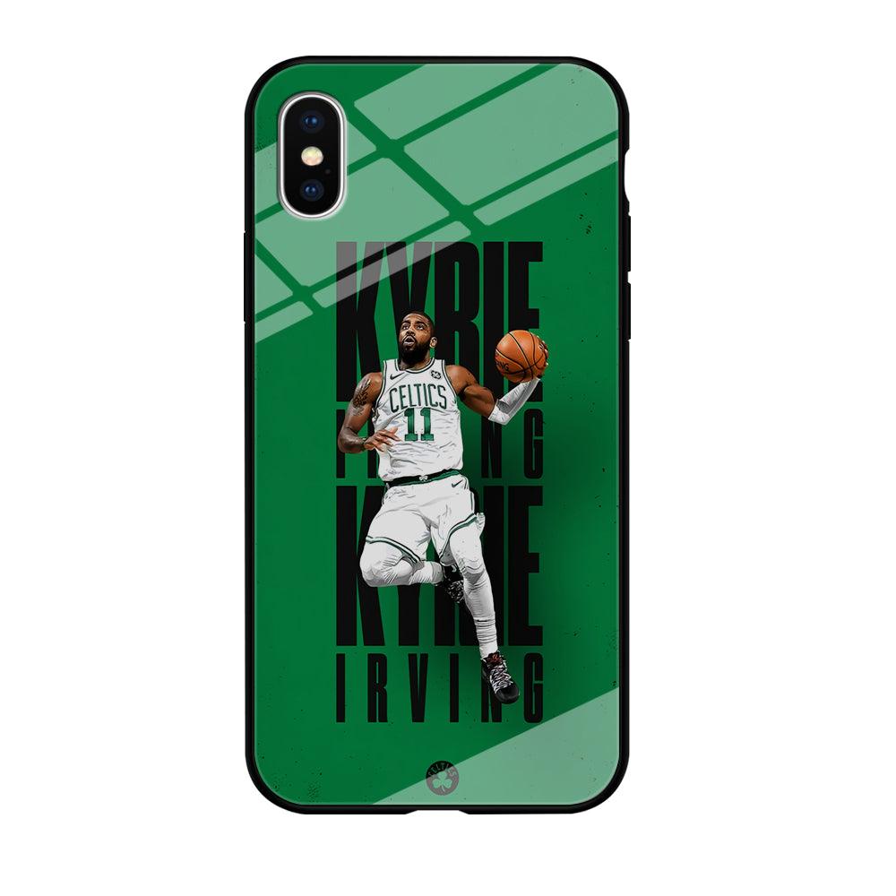 Kyrie Irving Celtics iPhone Xs Max Case-Tempered Glass Case-Xtracase