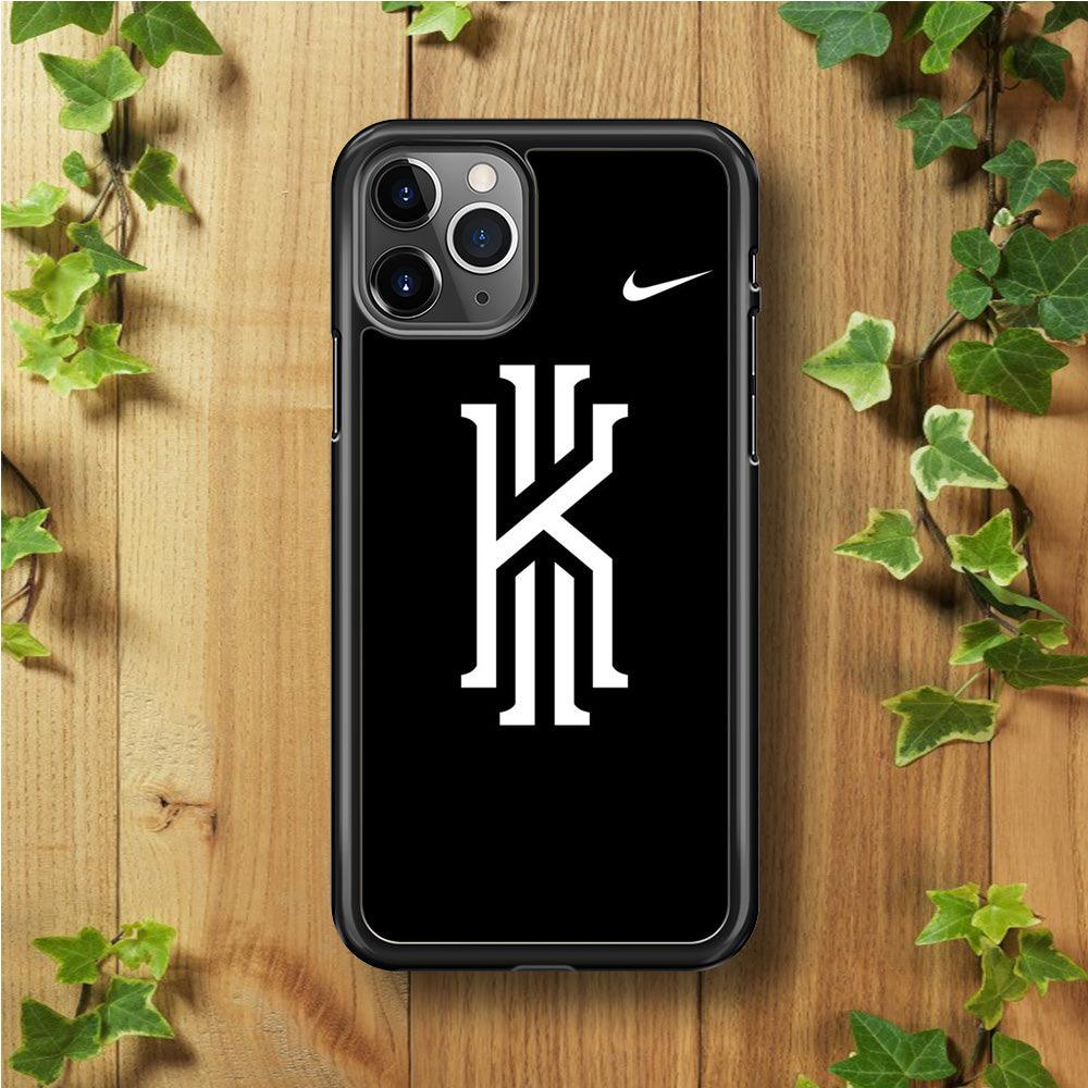 Kyrie Irving Logo 001 iPhone 11 Pro Max Case-Rubber / Black (2D Case)-Xtracase
