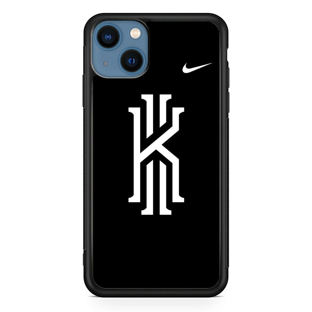 Kyrie Irving Logo 001 iPhone 13 Mini Case-Rubber / Black (2D Case)-Xtracase