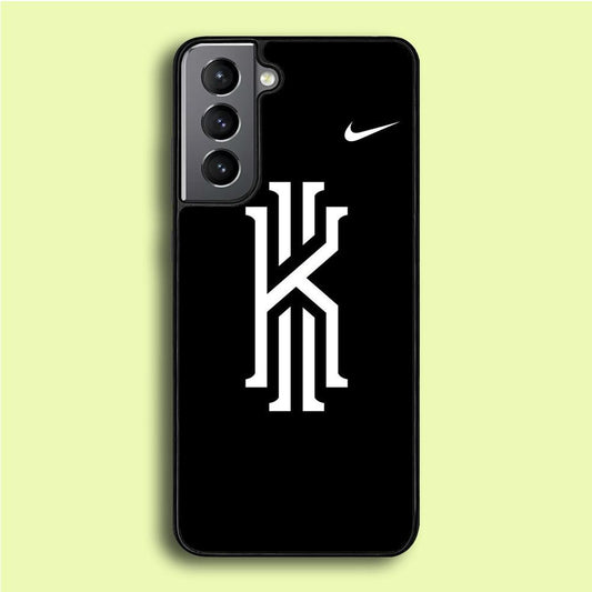 Kyrie Irving Logo 001 Samsung Galaxy S21 Plus Case-Rubber / Black (2D Case)-Xtracase