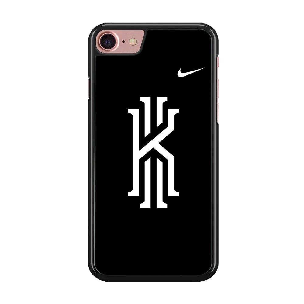 Kyrie Irving Logo 001 iPhone SE 2020 Case-Rubber / Black (2D Case)-Xtracase