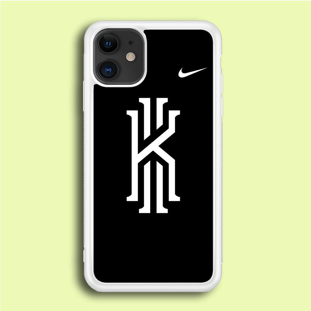 Kyrie Irving Logo 001 iPhone 12 Mini Case-Rubber / White (2D Case)-Xtracase