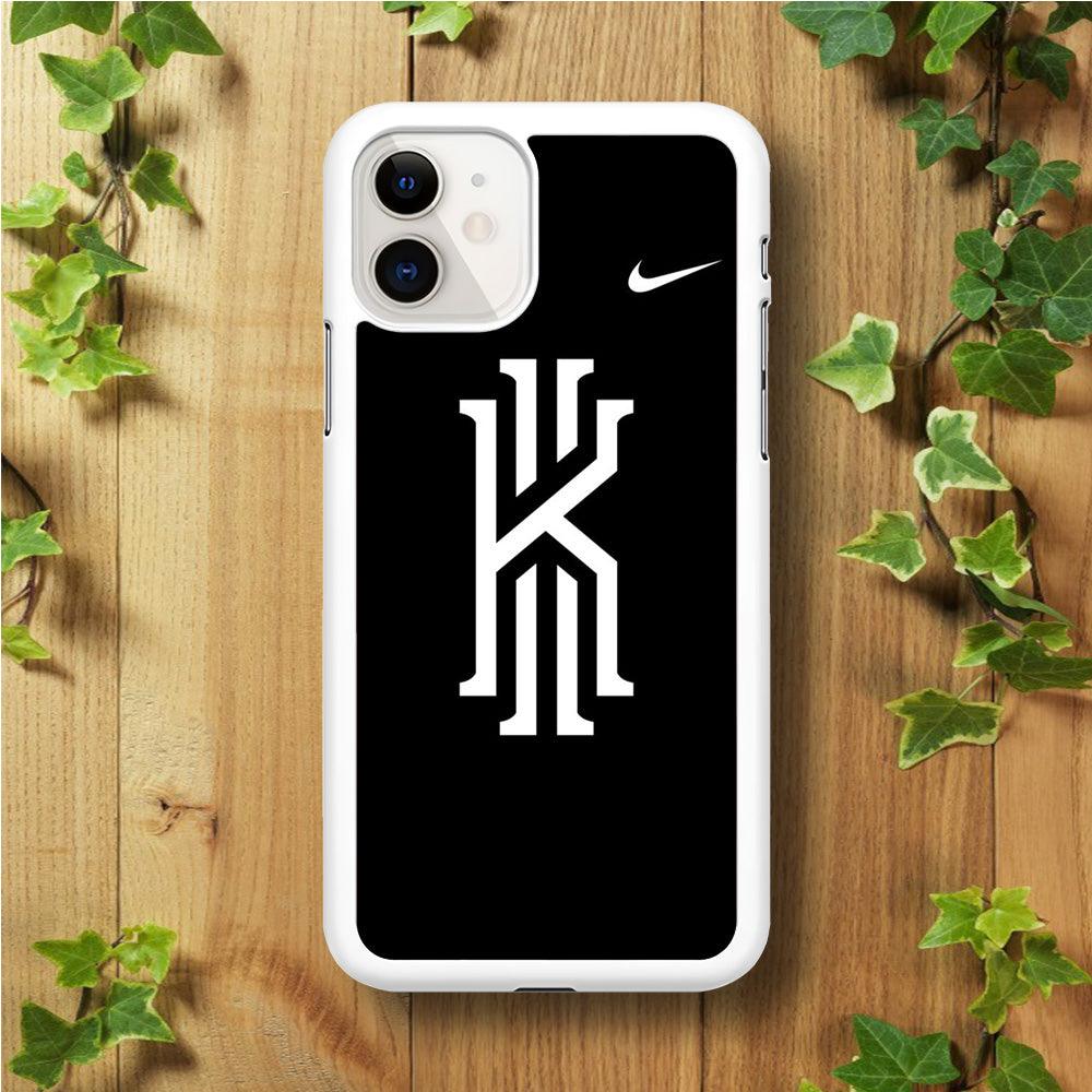 Kyrie Irving Logo 001 iPhone 11 Case-Rubber / White (2D Case)-Xtracase