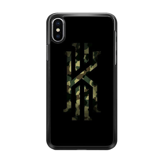 Kyrie Irving Logo 001 iPhone X Case-Rubber / Black (2D Case)-Xtracase