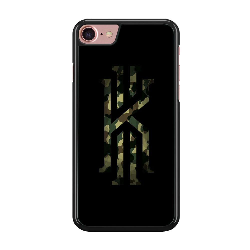 Kyrie Irving Logo 002 iPhone SE 2020 Case-Rubber / Black (2D Case)-Xtracase