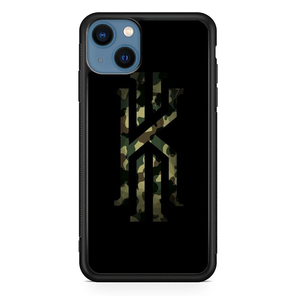 Kyrie Irving Logo 002 iPhone 13 Mini Case-Rubber / Black (2D Case)-Xtracase