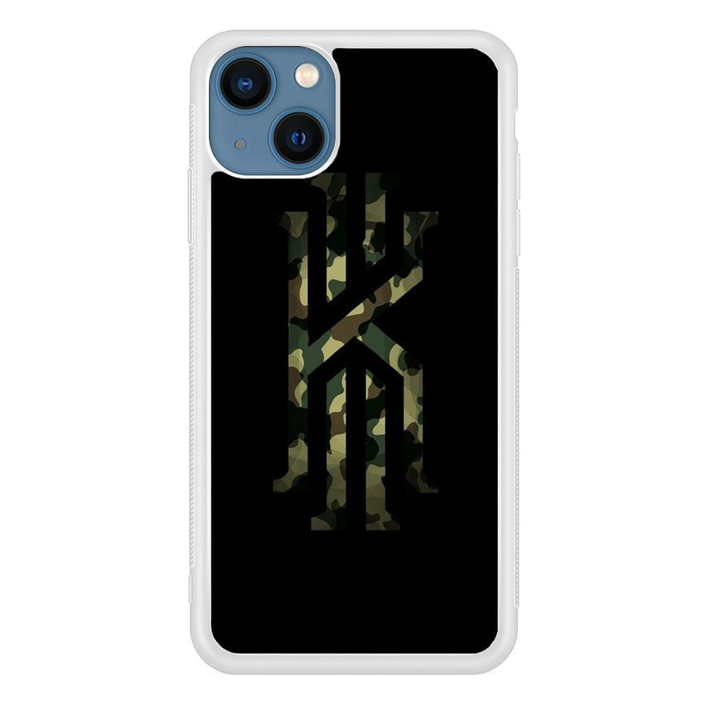Kyrie Irving Logo 002 iPhone 13 Case-Rubber / White (2D Case)-Xtracase