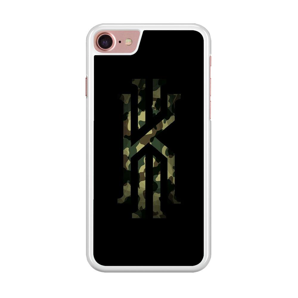 Kyrie Irving Logo 002 iPhone SE 2020 Case-Rubber / White (2D Case)-Xtracase