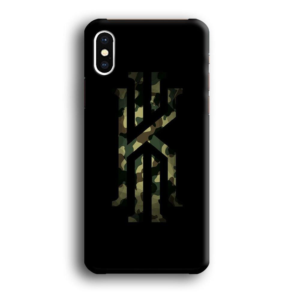 Kyrie Irving Logo 002 iPhone Xs Case-Plastic / Full Wrap (3D Case)-Xtracase