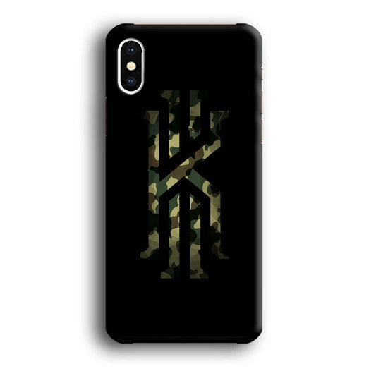 Kyrie Irving Logo 002 iPhone Xs Case-Plastic / Full Wrap (3D Case)-Xtracase