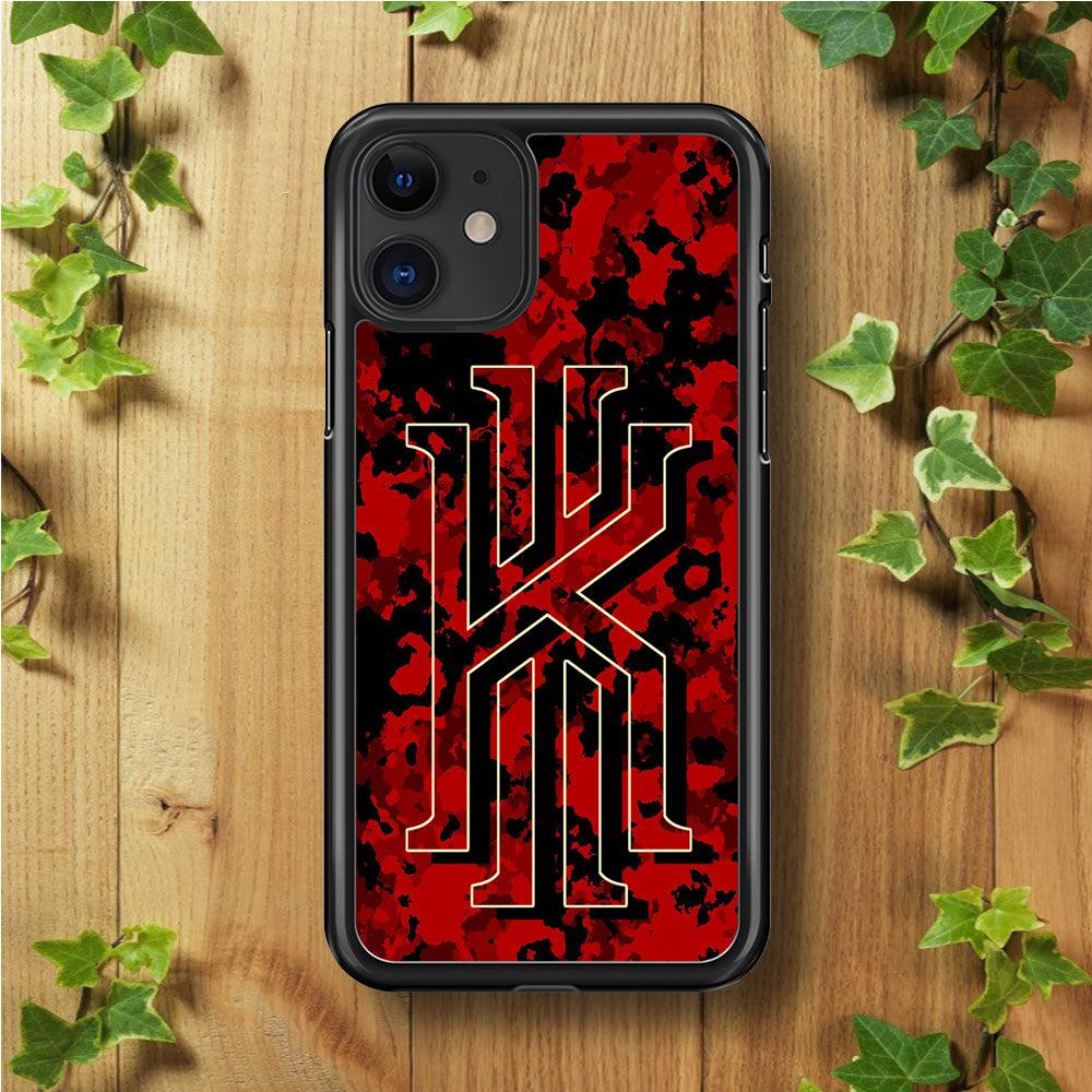 Kyrie Irving Red Army iPhone 11 Case-Rubber / Black (2D Case)-Xtracase