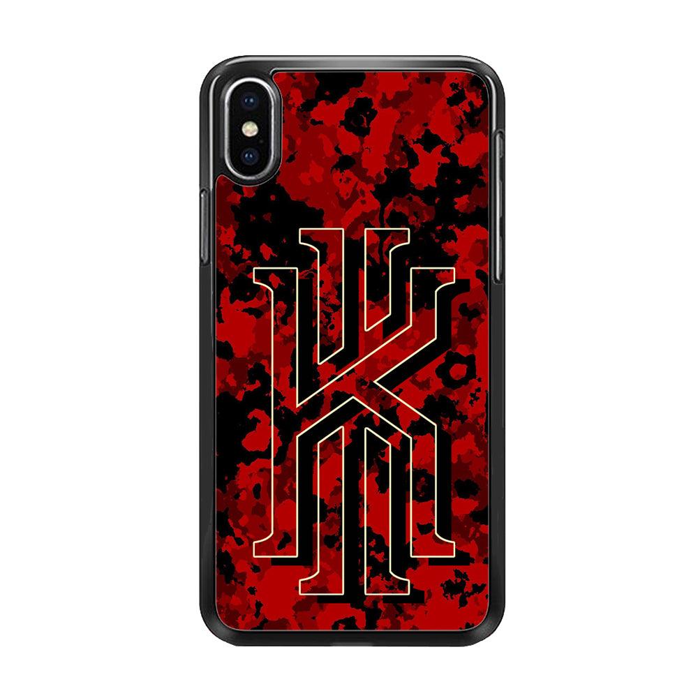 Kyrie Irving Red Army iPhone X Case-Rubber / Black (2D Case)-Xtracase