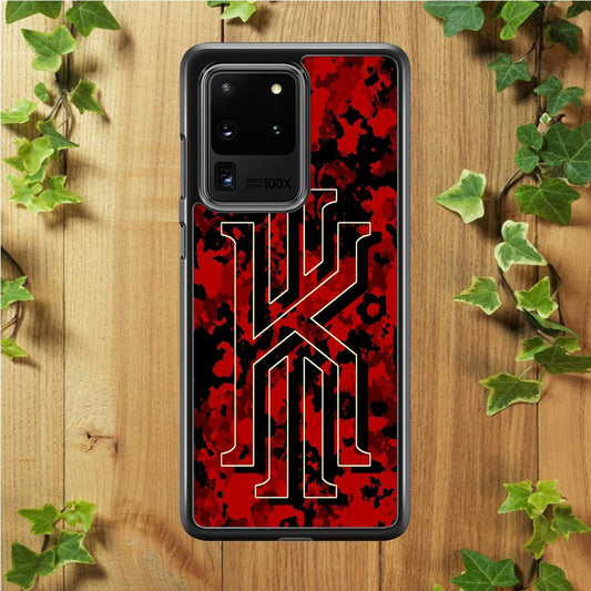 Kyrie Irving Red Army Samsung Galaxy S20 Ultra Case-Rubber / White (2D Case)-Xtracase