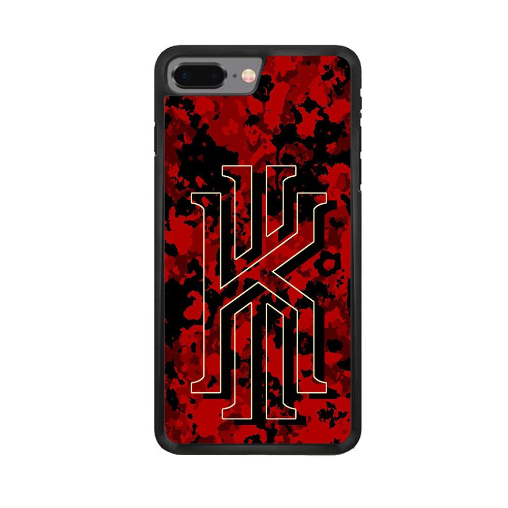 Kyrie Irving Red Army iPhone 7 Plus Case-Rubber / Black (2D Case)-Xtracase