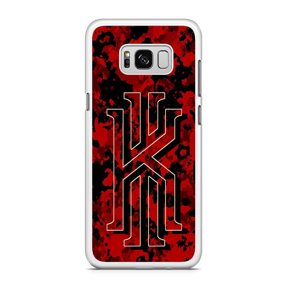 Kyrie Irving Red Army Samsung Galaxy S8 Case-Rubber / White (2D Case)-Xtracase