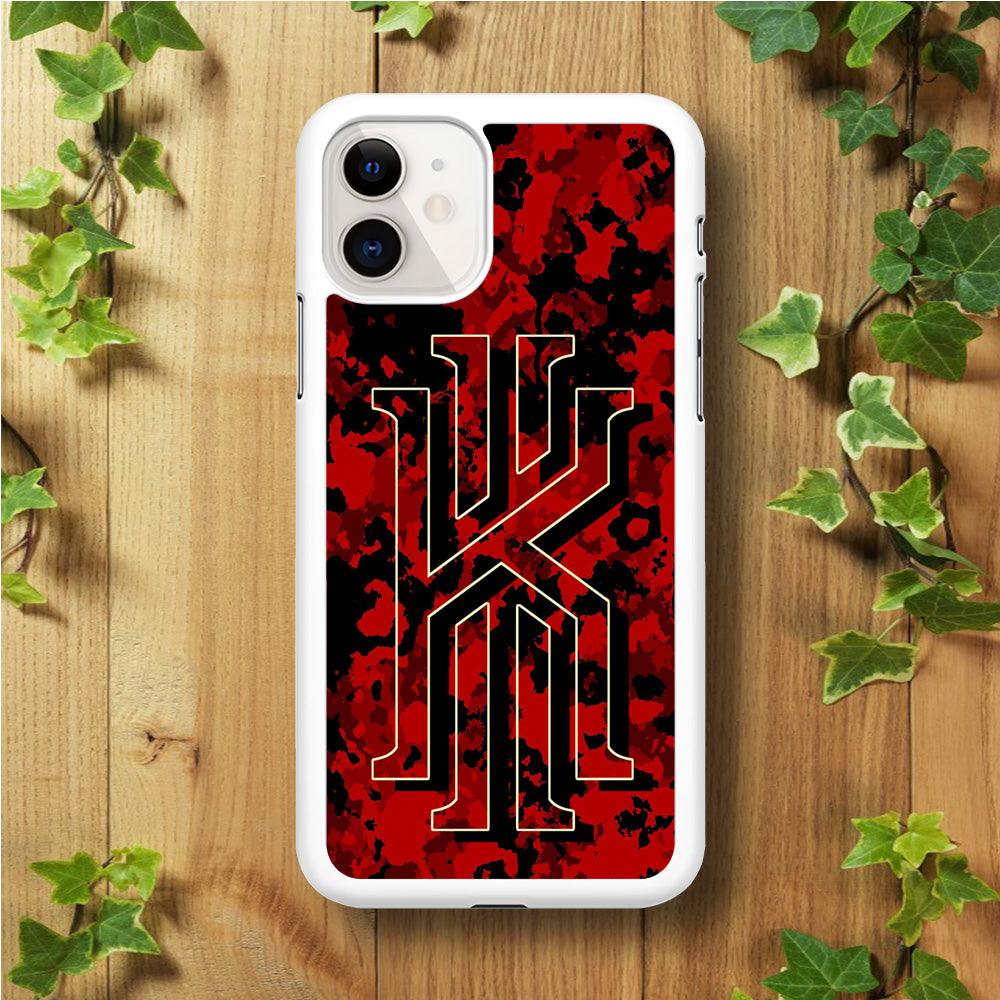 Kyrie Irving Red Army iPhone 11 Case-Rubber / White (2D Case)-Xtracase