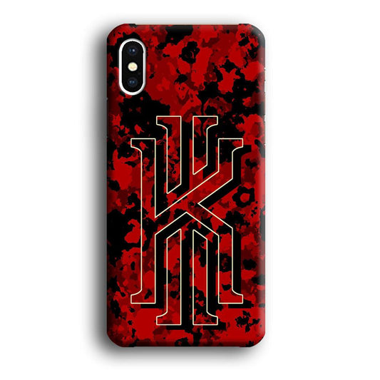 Kyrie Irving Red Army iPhone Xs Case-Plastic / Full Wrap (3D Case)-Xtracase