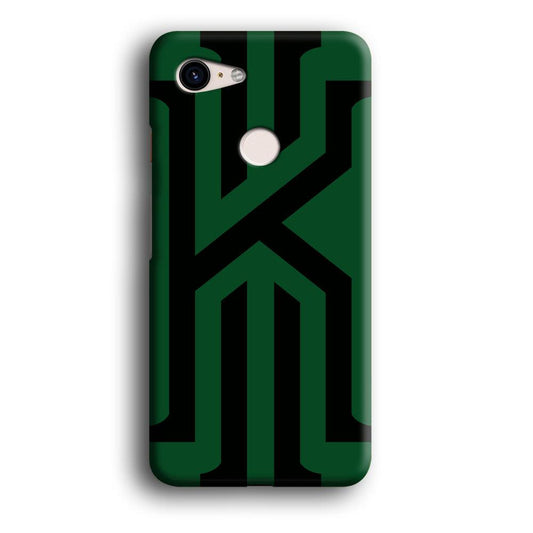 Kyrie Irving Black Green Google Pixel 3 3D Case-Xtracase