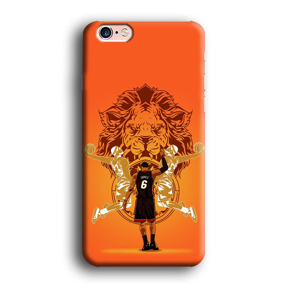 Lebron James Lion Logo iPhone 6 | 6s Case-Plastic / Full Wrap (3D Case)-Xtracase