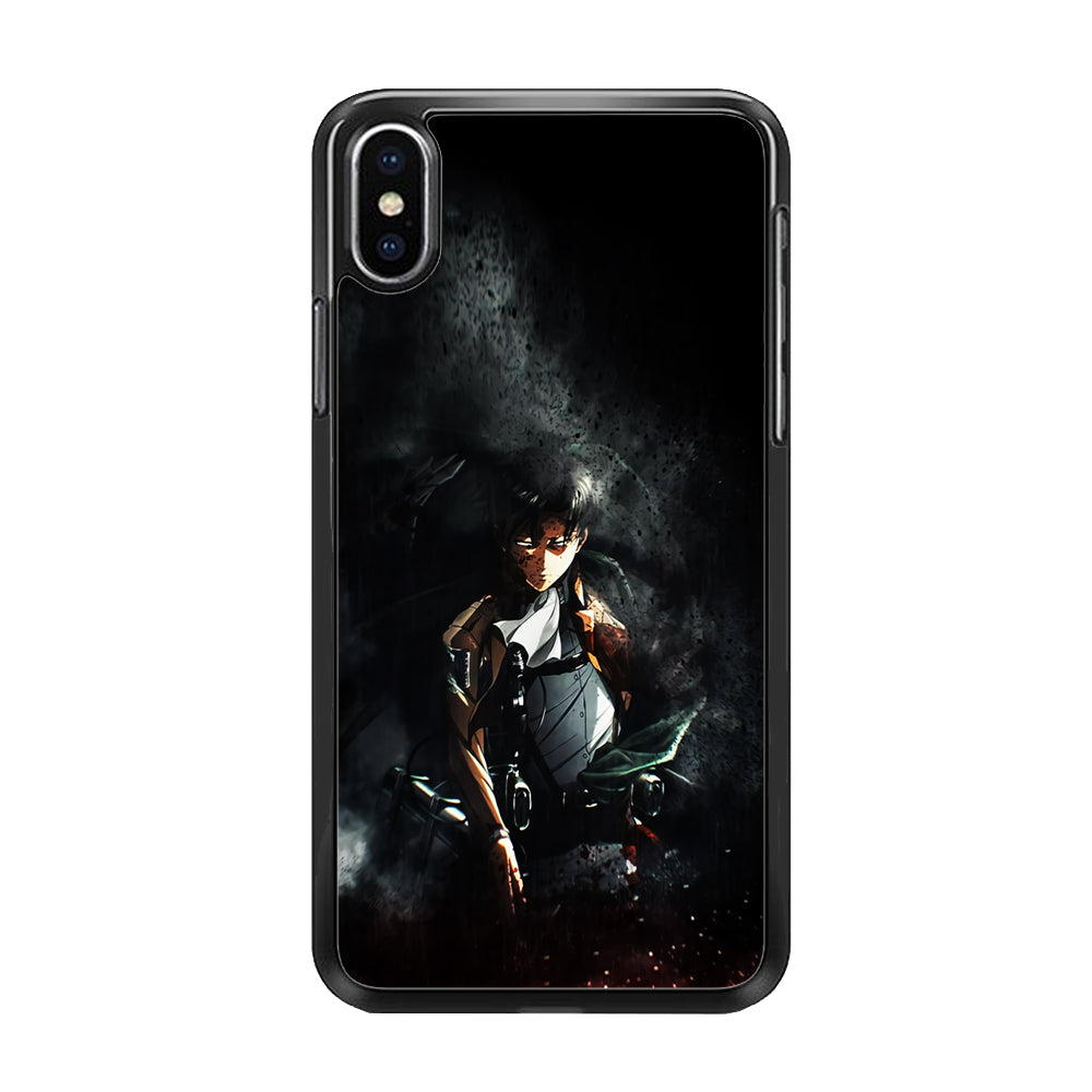 Levi Ackerman Shingeki no Kyojin iPhone X Case