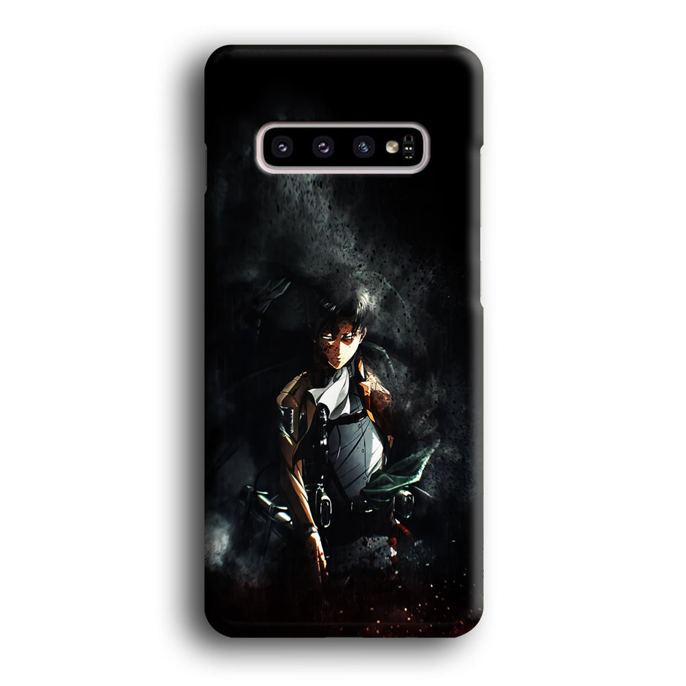 Levi Ackerman Shingeki no Kyojin Samsung Galaxy S10 Case