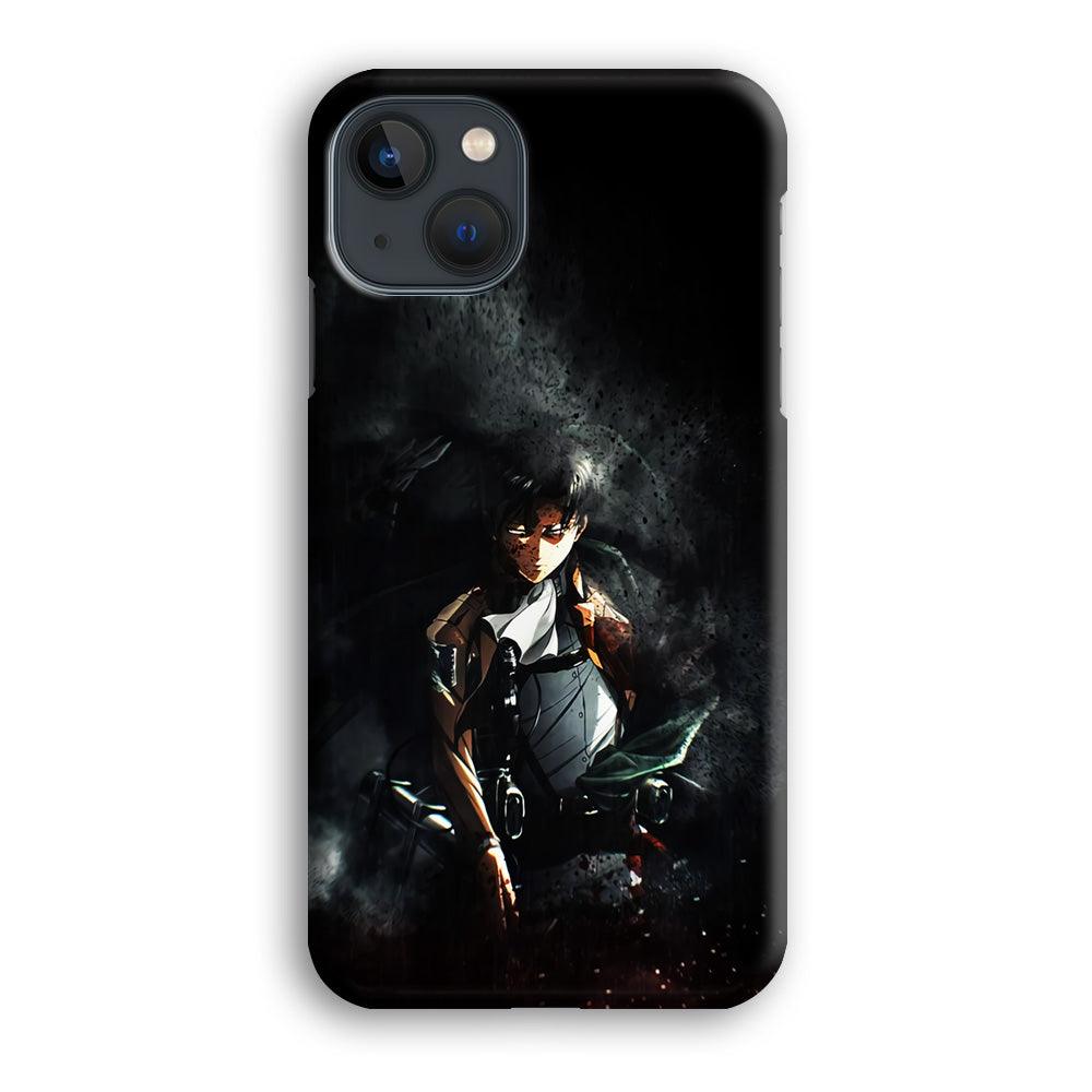 Levi Ackerman Shingeki no Kyojin iPhone 13 Mini Case-Plastic / Full Wrap (3D Case)-Xtracase